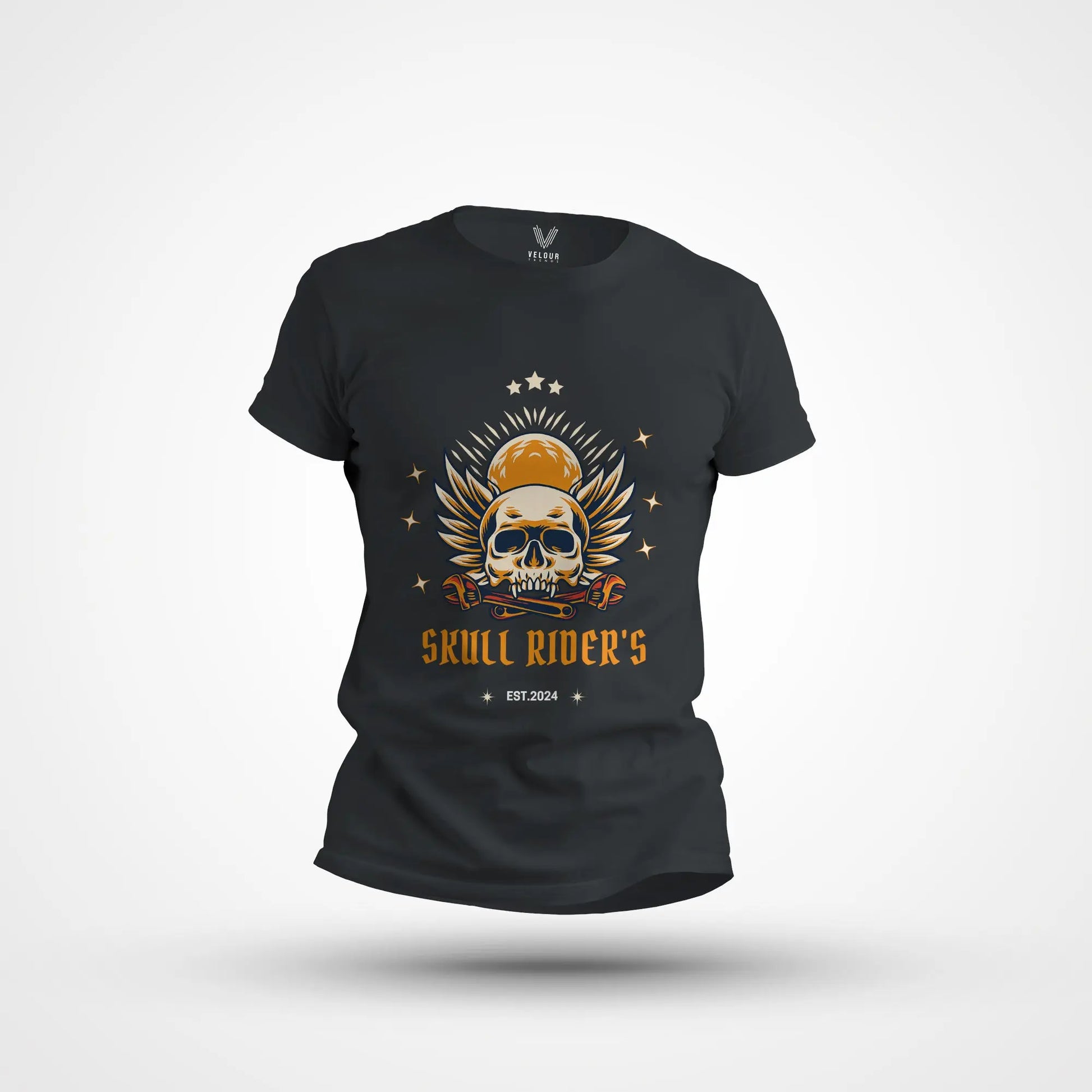 Skull Rider Men's T-shirt - Velour Trends Velour Trends