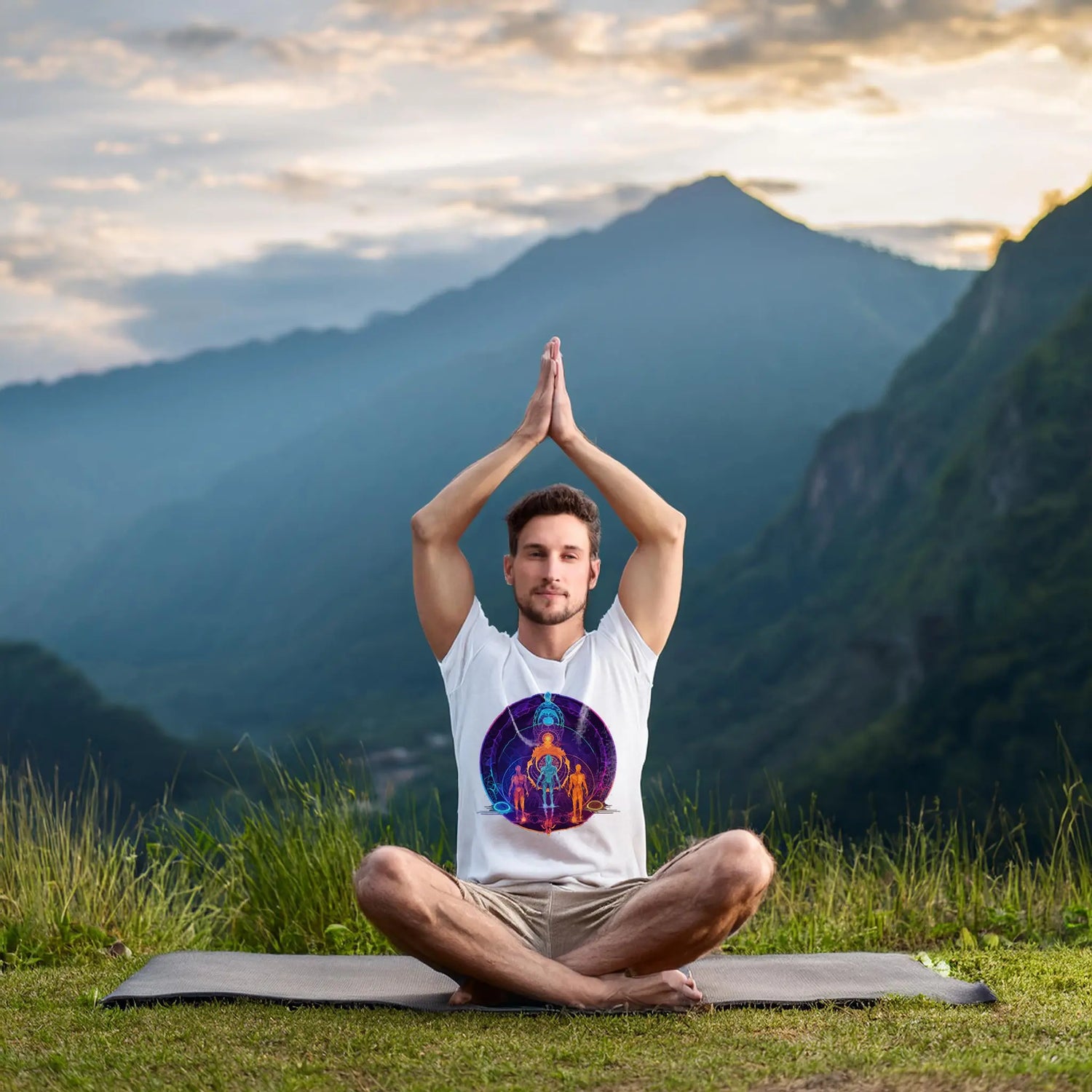 Awaken Your Inner Light Unisex T-Shirt - Yoga Tshirt by Velour Trends