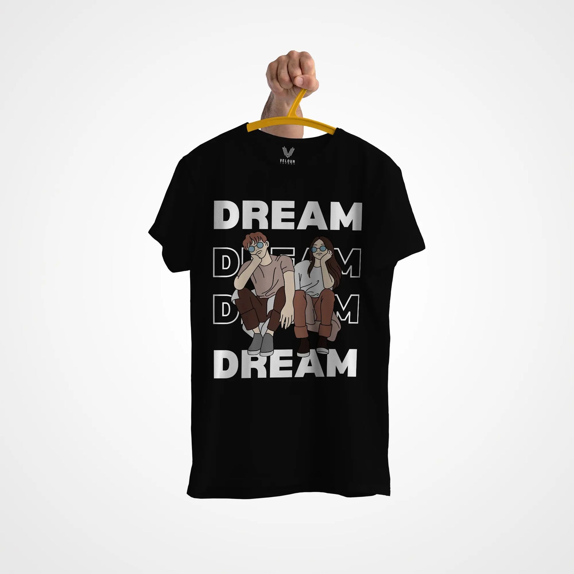 Unisex t-shirt for men dreams by velour trends