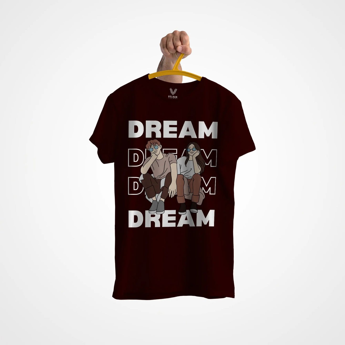 Unisex t-shirt for men dreams by velour trends