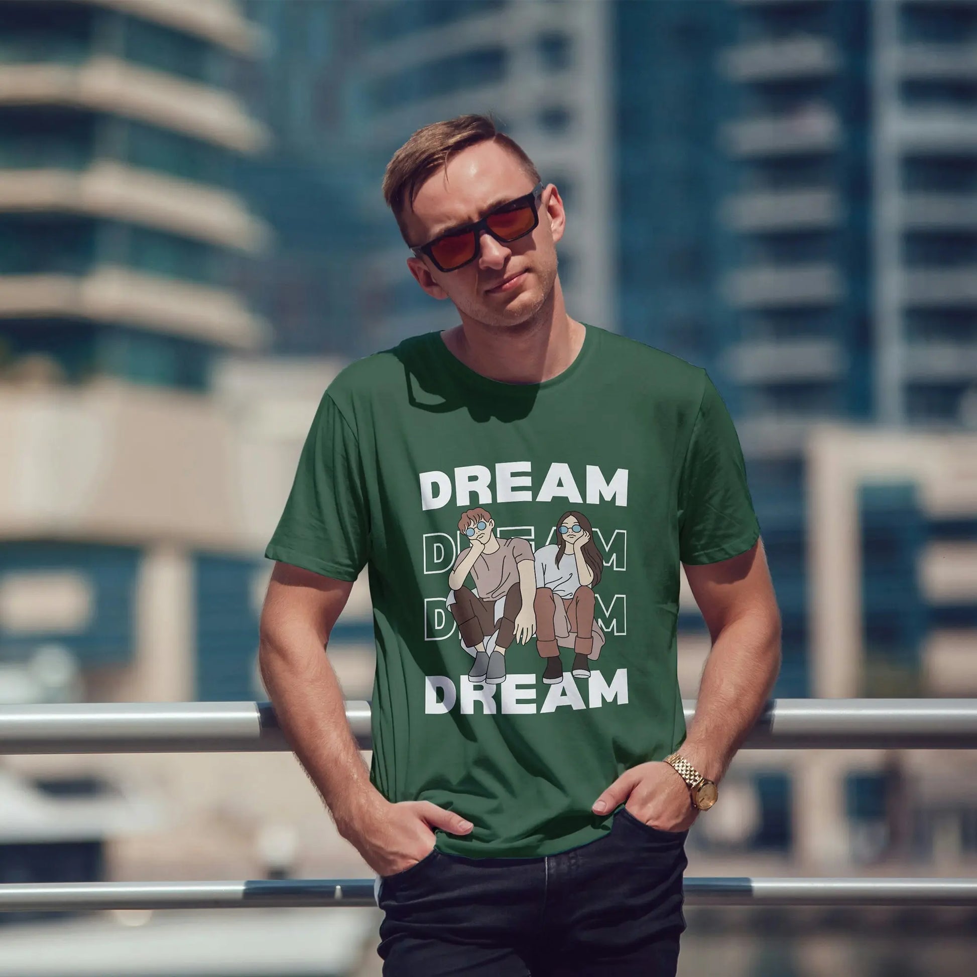 Unisex t-shirt for men dreams by velour trends