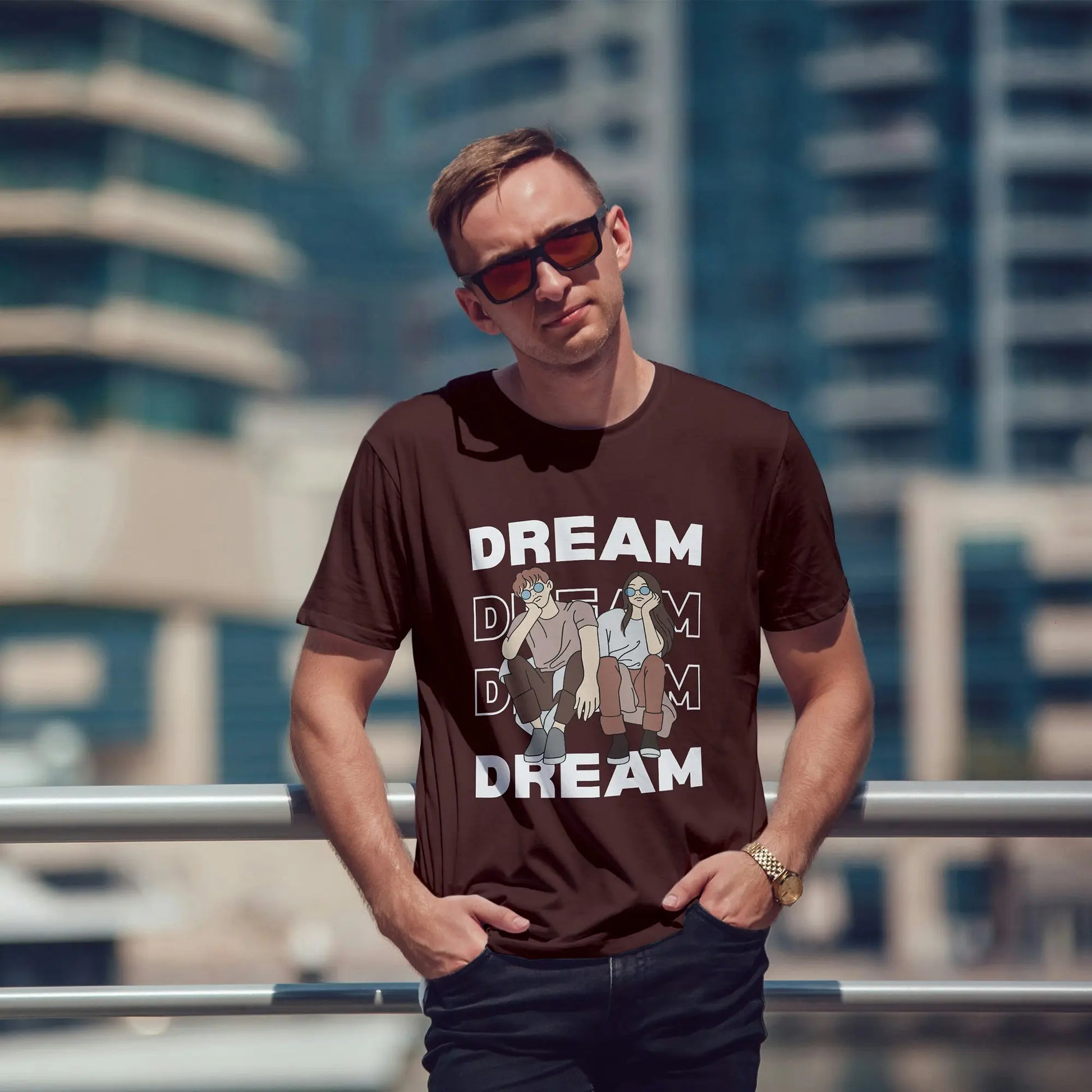 Unisex t-shirt for men dreams by velour trends