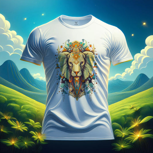 Celestial Lion Tshirt By Velour Trends Velour Trends