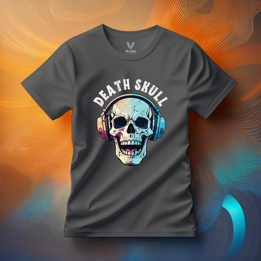 skull tshirt, unisex tshirt, t-shirt for men, death t-shirt, Velour Trends, unisex t-shirt