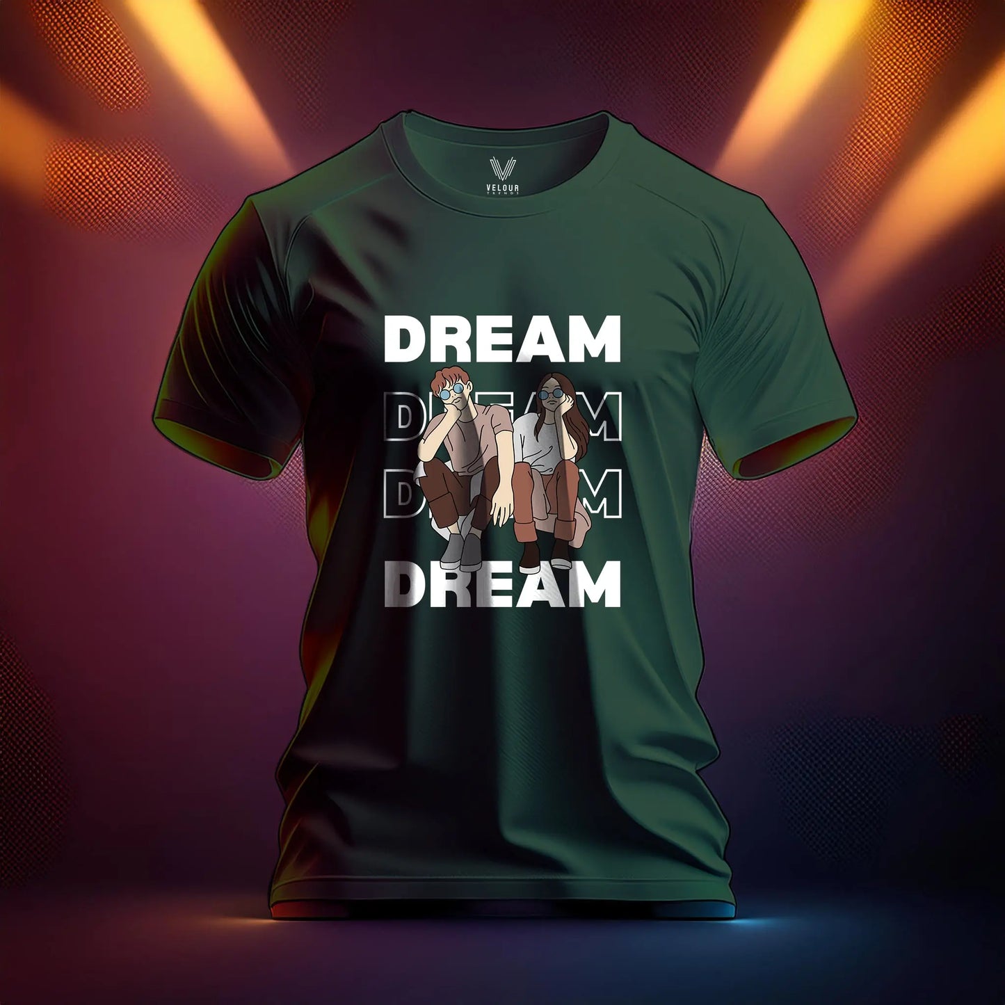 Unisex t-shirt for men dreams by velour trends