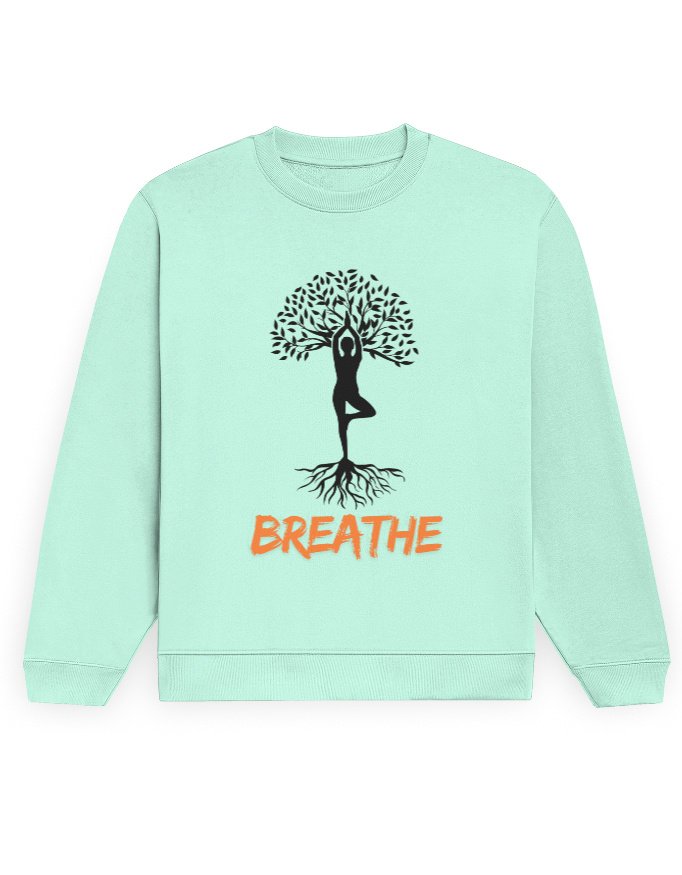 Breathe – Tree Design Unisex Unisex Sweatshirt